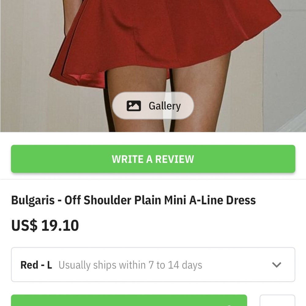 Dresses from YesStyle Black and red